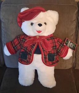 Dan Dee 22 Zoll Schneeflocke Teddy 1999 neu mit Etikett - Bild 1 von 9