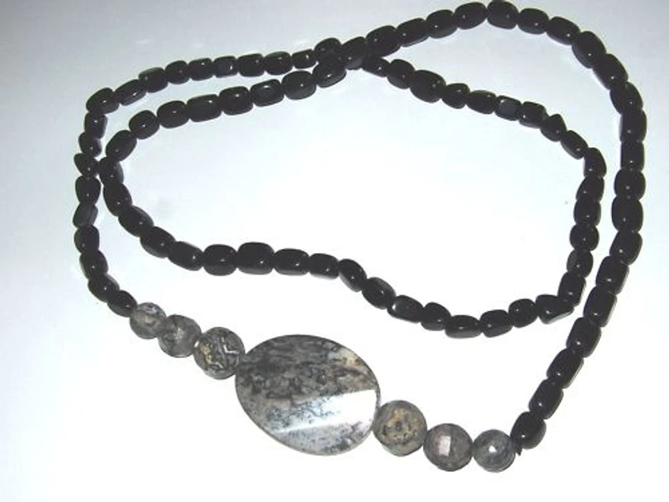 - Collana Pietra Cristalloterapia - ONICE+DIASPRO (41) - Immagine 1 di 1