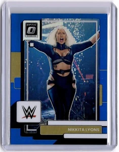Nikkita Lyons 2023 Panini Chronicles Optic WWE Blue Prizm #369 NXT #42/99 - Picture 1 of 2
