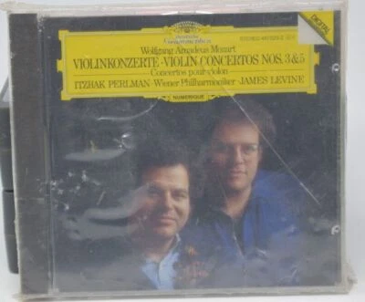 Mozart: Violin Concertos Nos.3 & 5 - Music CD - Itzhak Perlman [Violin], Wiener  - Image 1 of 2