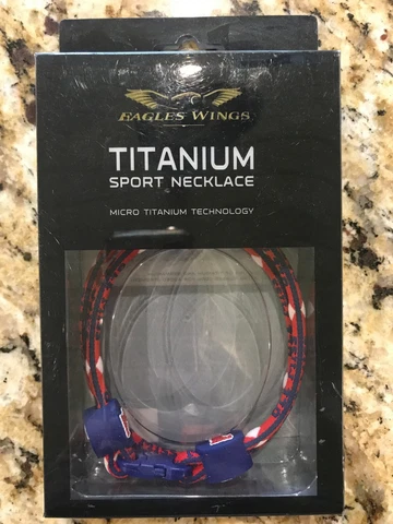 Eagles Wings Ole Miss Rebels Titanium Sport Necklace Cover