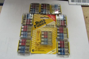 10 SETS OF 6(MADE IN USA)ATC BUSS FUSES ,5,10,15,20,25 &30AMP+1FUSE PULLER**6T. - Picture 1 of 1