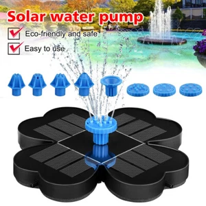 3.5W Solar Springbrunnen Solarpumpe Schwimmender Fontäne Pumpe Pool Teichpumpe - Bild 1 von 12