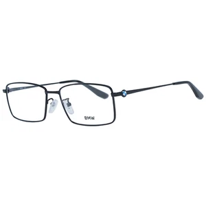 BMW Brille Brillengestell Schwarz Herren Rechteckig Vollrand Metall BW5036-D 002 57mm - Bild 1 von 3