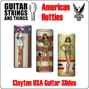 Clayton USA American Hotties Porcelain Guitar Slides - small, medium or heavy