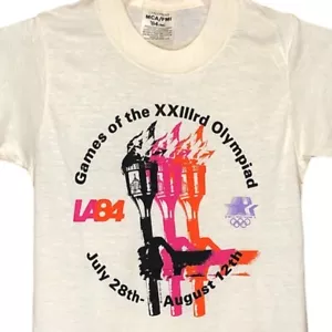 Los Angeles Olympics LA84 Vintage Children’s Shirt Games Of The XXIIIrd Olympiad