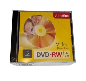 Imation DVD-RW Re-Writable DVD's Pack of 5 - Picture 1 of 1