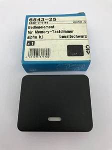 Busch-Jaeger 6543-25 Bedienelement f Memory Tast Dimmer alpha nea Basaltschwarz - Bild 1 von 2