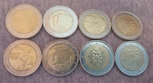 8 x 2 Euro Europa Gedenkmünzen Sondermünzen - Bild 1 von 1