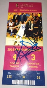 KYRIE IRVING CAVS NBA CHAMPION SIGNED REPLICA GM 7 TICKET MAVS NBA FINALS 2024 - Picture 1 of 4