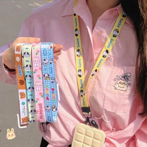 Anti-lost Cute Card Hang Rope Rabbit Lanyards Badge Holder Neck Chain - Zdjęcie 1 z 26