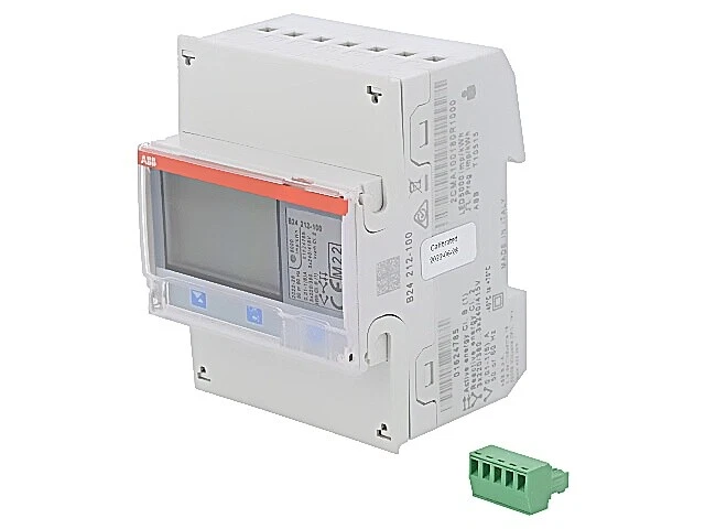2CMA100180R1000 Contador Energía Eléctrica Digital para Riel DIN LCD 6A Foto 1 de 1