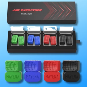 Jaw Exerciser for Men & Women | 4 Resistance Levels Silicone Jawline - Picture 1 of 7