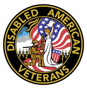 Disabled American Veterans Sticker United States Car Truck Bumper Decal #RS39 - Picture 1 of 2