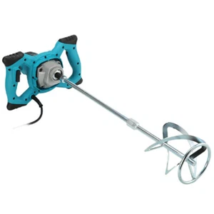 Mezclador eléctrico de paletas de yeso 2100 W mortero pintura cemento agitador batidor 6 velocidades Reino Unido - Imagen 1 de 7