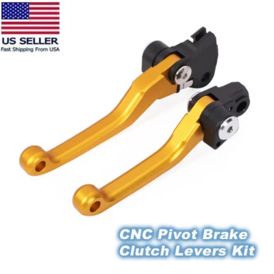 Kit de palancas de embrague de freno de pivote CNC para Suzuki RMZ250 RMZ450 RM-Z250/450 2007-2024 Foto 1 de 4