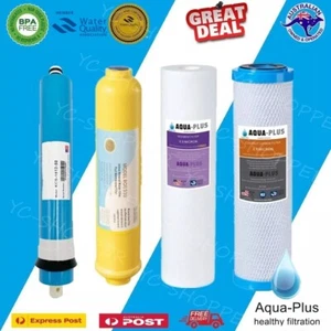 4 Stages Reverse Osmosis Purifier Water Filter Replacement 50gpd Membrane - Picture 1 of 1