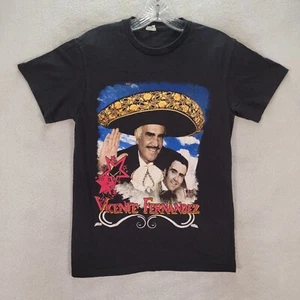 LOS 2 Vicente Fernandez Concert Tour Graphic Tee Fan Merch El Rey T Shirt Size S - Picture 1 of 19