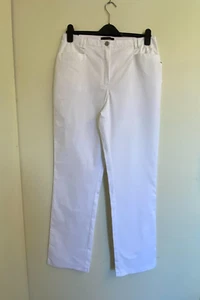 Weiße Baumwoll Jeans Hose von Cosma Easy Care Soft Touch - Größe 16 - NEU! - Bild 1 von 4