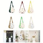 Space Saving Wall Hanging Tissue Holder with Stylish Cotton Rope Mesh Bag