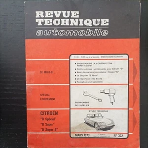 Revue Technique Citroen DS D Special D Super D Super 5 2.0 2.2 1985 2175 Cc - Picture 1 of 11