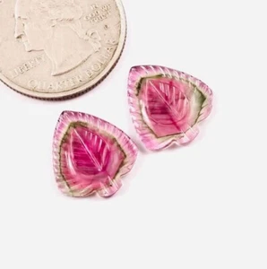 Loose Gemstone Natural Certified Bio Tourmaline Hand Carved Fancy Stone A550 - Picture 1 of 3