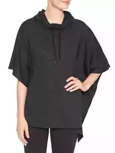 Felpa con cappuccio GapFit Gap gFast poncho capospalla top attivo prezzo al dettaglio consigliato $55 nuova con etichette - Foto 1 di 11