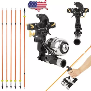 Bowfishing Catapult Slingbow Reel Arrow Set Archery Bow Hunting Shooting Fishing - Picture 1 of 18