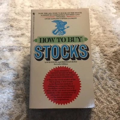 How to Buy Stocks Engel Boyd 1983 Finance Bantam Books Paperback - Image 1 of 4