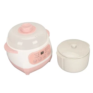 Olla Eléctrica 1L 200W Anti Dry Burn Safe Cocina Cerámica Inteligente - Imagen 1 de 10