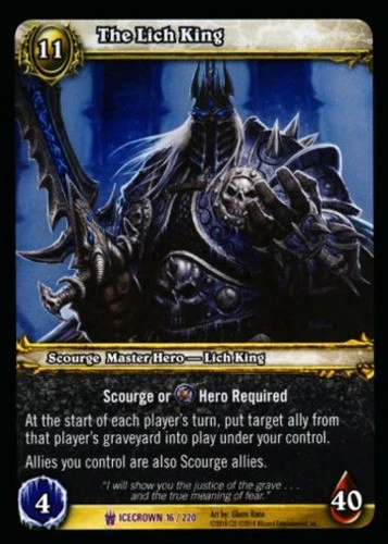 Light Play WoW TCG The Lich King Icecrown World of Warcraft - Image 1 of 1