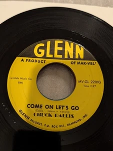 ROCKABILLY Chuck Dallis Come On Lets Go / Image Of You Glenn 2201 1961 sehr guter Zustand + - Bild 1 von 2