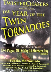 TWISTER CHASERS THE YEAR OF THE TWIN TORNADOES DVD - Imagen 1 de 2