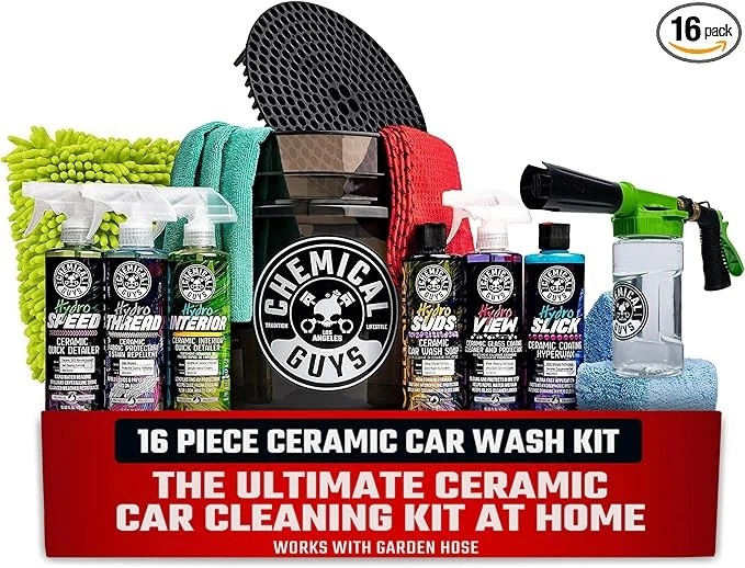 Chemical Guys - 16-Piece Arsenal Builder Ceramic Car Wash & Protection Kit - Imagem 1 de 1