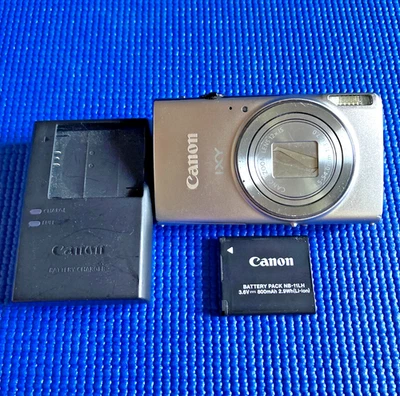 Canon IXY 640 PowerShot Elph 350 HS 20.2MP Digital Camera Silver From Japan - Image 1 of 4