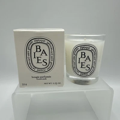Vela perfumada Diptyque BAIES 1,23 OZ 35 g tamaño mini votivo de viaje nueva en caja Foto 1 de 2