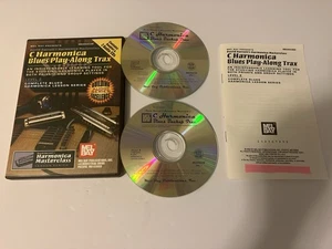 DAVID BARRETT C HARMONICA MASTERCLASS BLUES PLAY-ALONG TRAX 2 CD 2002 MEL BAY - Imagen 1 de 9