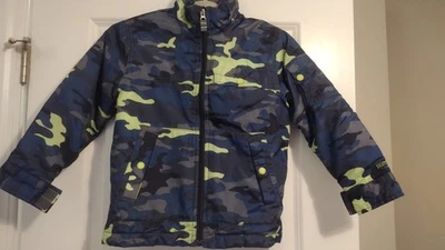 GAP Kids Boys Camouflage Fleece Lined Lightweight Puffer Jacket Sz S 6/7 EUC - Image 1 of 4