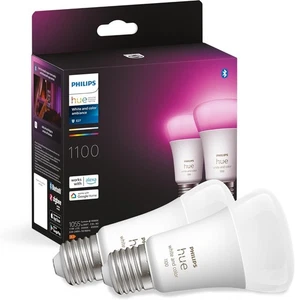 Philips Hue White & Color Ambiance Doppelpack E27 (929002468802) Pack de 2 1100lm - Imagen 1 de 4