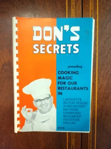 DON'S SECRETS DON LANDRY 1958 BREAUX BRIDGE, LA VINTAGE LANDRY' S SEAFOOD INN - Imagen 1 de 4