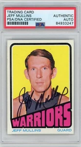 1972 TOPPS JEFF MULLINS #85 AUTOGRAPHED SIGNED PSA / DNA CERTIFIED AUTO - Picture 1 of 1
