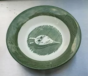 Green Colonial Homestead 5 1/2" Fruit Bowl by Royal China - Picture 1 of 5