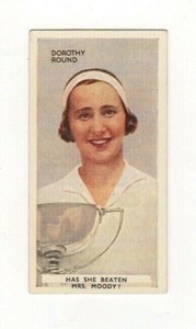 Godfrey Phillips #20 Tennis, Dorothy Round