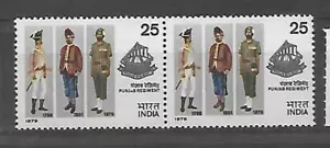 INDIA, 1979 PUNJABI REDGT, SG 908, MONTADO SIN MONTAR O NUNCA MONTADO, 1 CON DEFECTO, ROTO A EN PUNJABY - Imagen 1 de 1