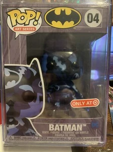 Funko Pop! Batman Negro Azul DC Target Art Series Camuflaje Artista con Estuche Rígido - Imagen 1 de 5