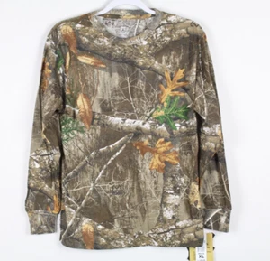 Kings Camo Youth T Shirt Long Sleeve Tee Shirt XL Realtree Edge KCK20-RE - Picture 1 of 5