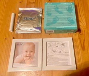 Baby Gipsabdruck Set, 3 D Hand- und Fußabdruck Set mit Bilderrahmen - Bild 1 von 7