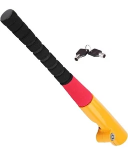 ANTI THEFT BASEBALL STEERING WHEEL LOCK WITH 2 KEYS CAR TRUCK VAN SECURITY - Picture 1 of 1