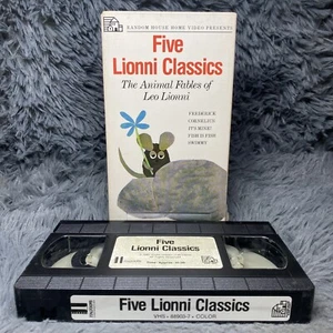 Five Lionni Classics VHS Tape 1986 The Animal Fables of Leo Lionni Ages 4-8 Show - Picture 1 of 8