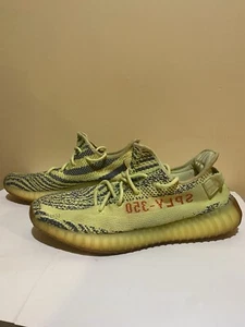 Adidas Yeezy Boost 350 V2 Low Semi Frozen Yellow Size 11 B143 - Picture 1 of 7